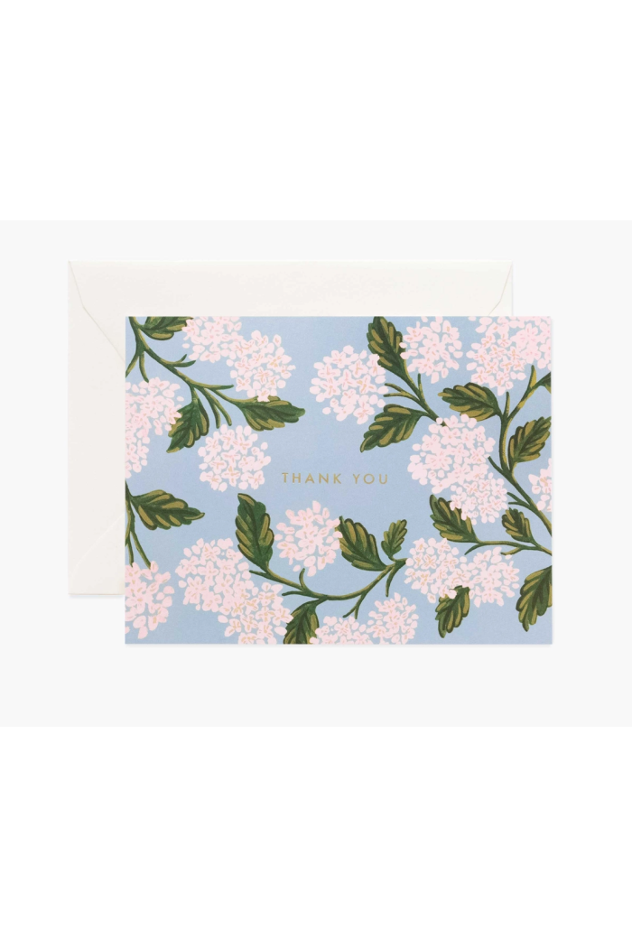 HYDRANGEA THANK YOU CARD