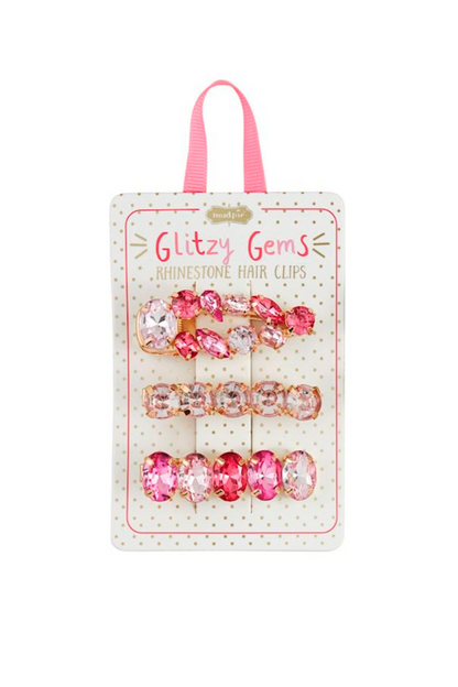 Glitzy Gems Hair Clips