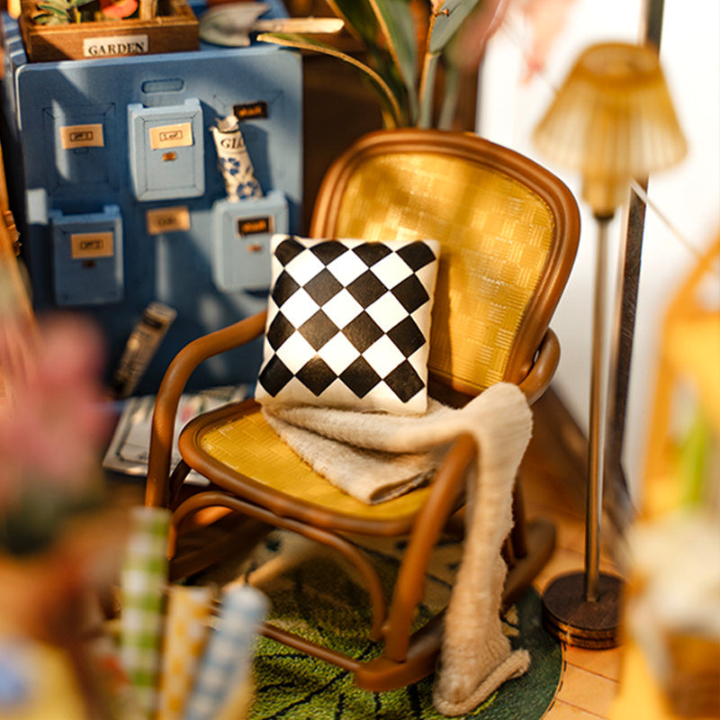 DIY Book Nook Kit – Garden House Bookshelf Insert Decoration