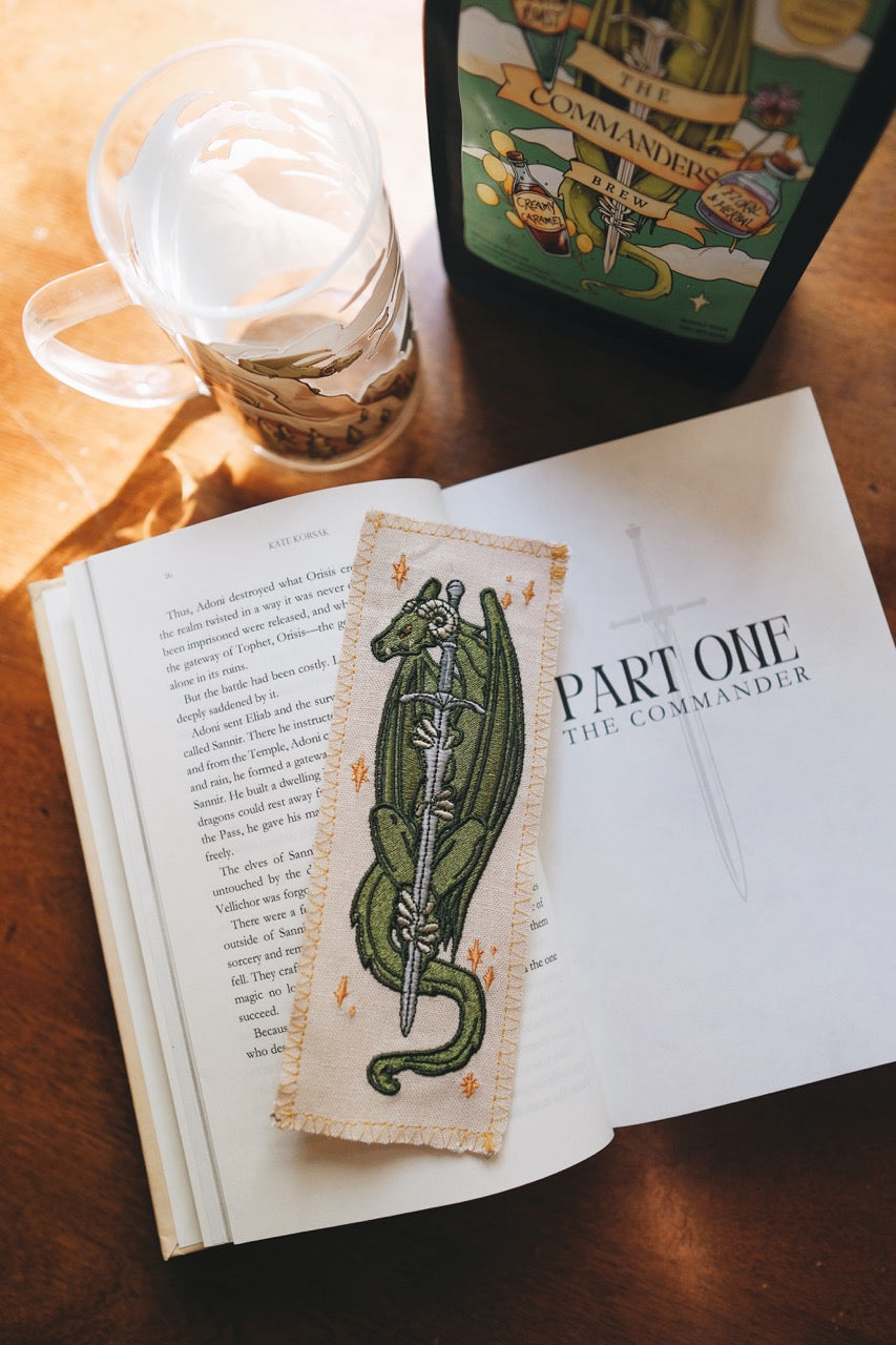 Dragon Guard | Embroidered Bookmark