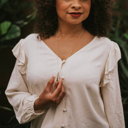 Large Teardrop Necklace