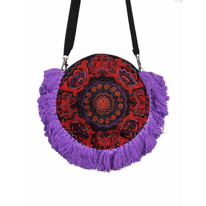 Tassel Crossbody Flor Canteen Bag | Clutch - Thailand