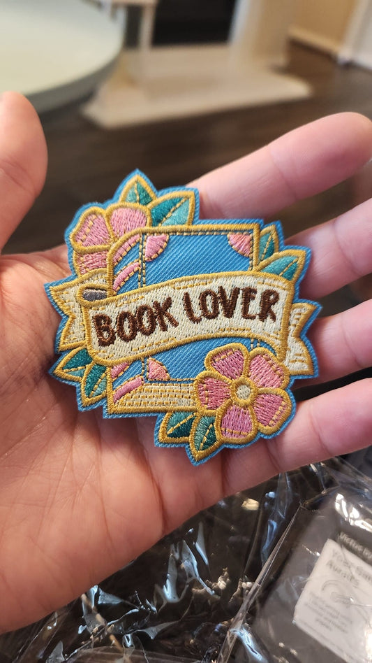 Book Lover Iron-On PATCH