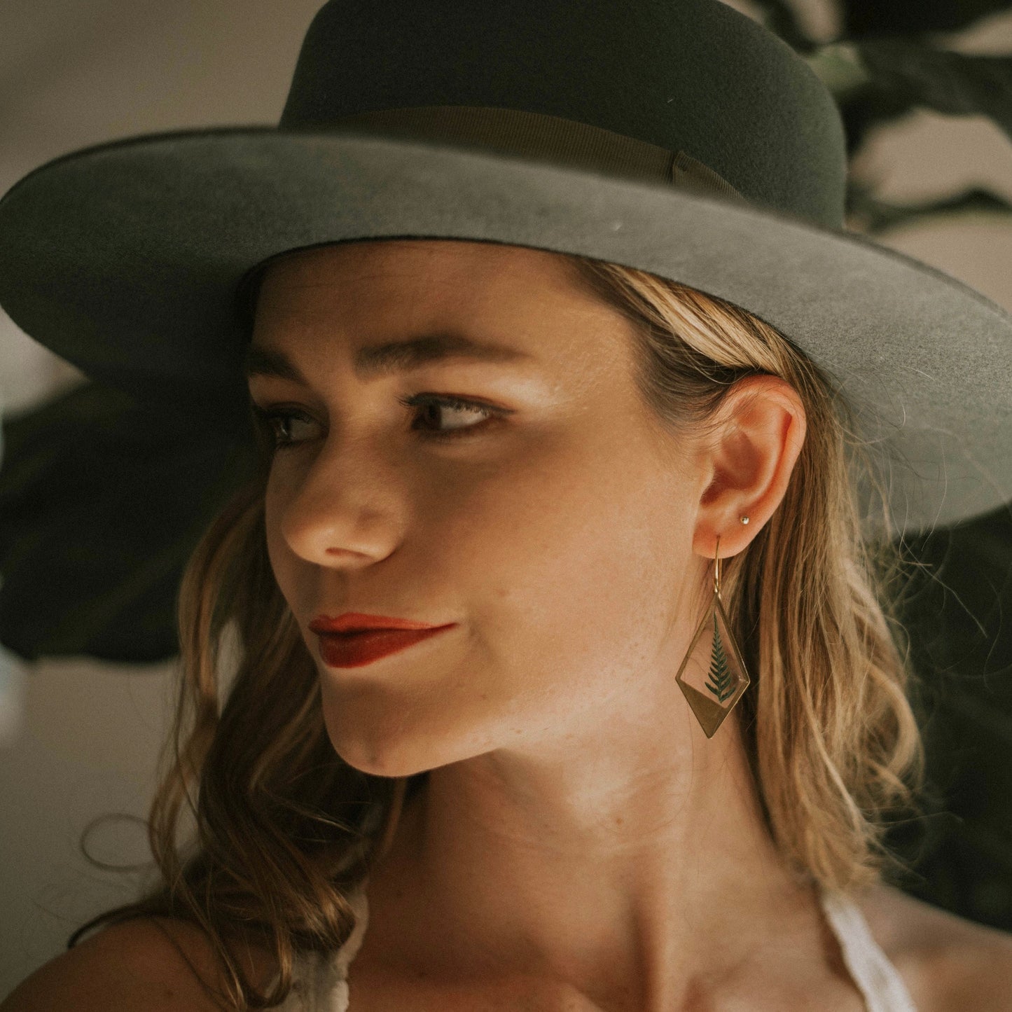 Hanging Terrarium Earrings