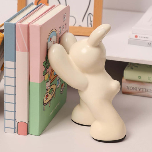Animal Figurine Ceramic Bookends – Decorative CD & DVD Holders