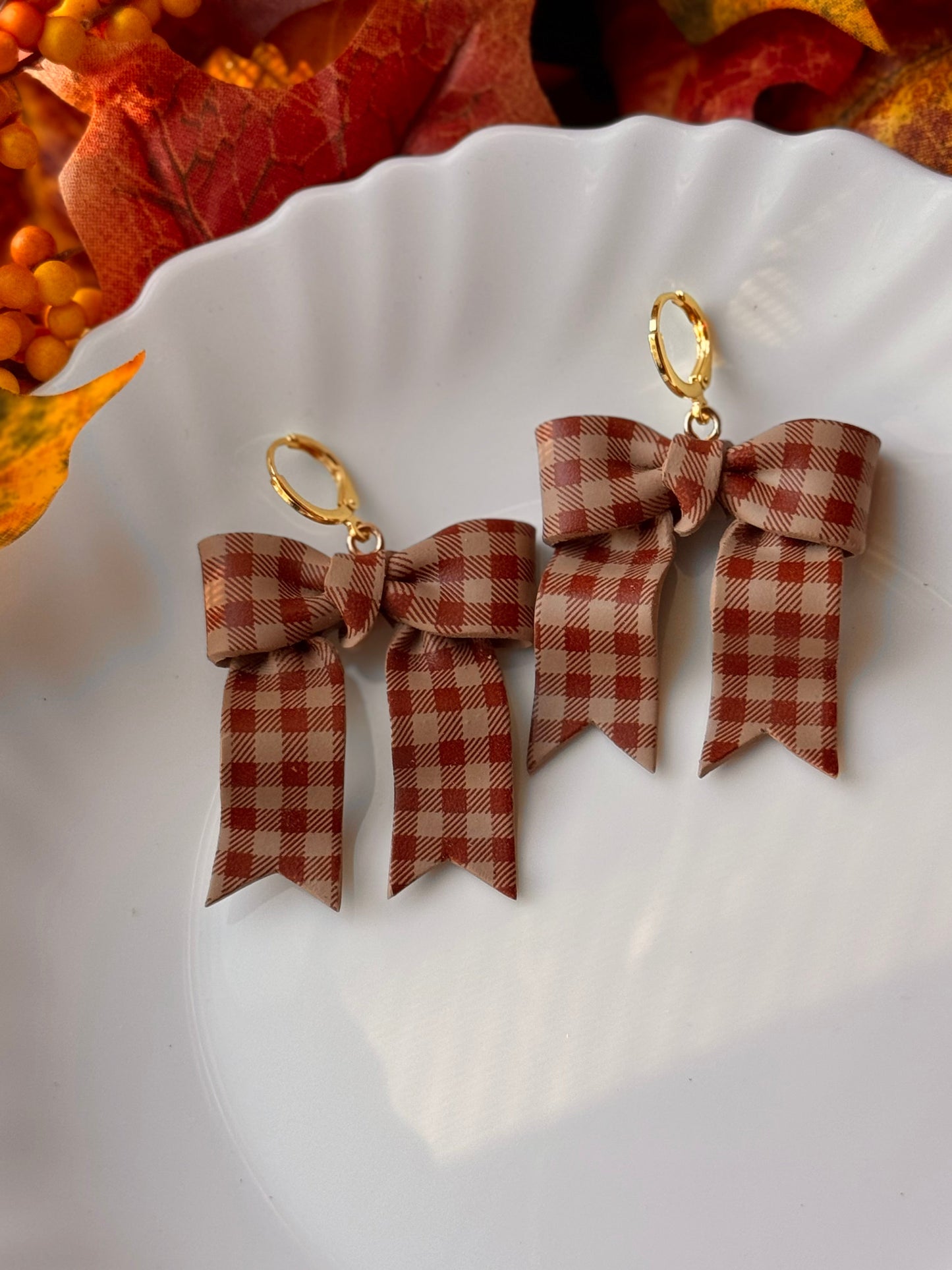 Autumn Gingham Bows