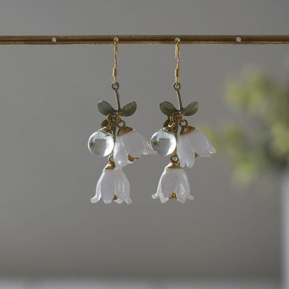 Lily Of The Valley Dangle Earrings