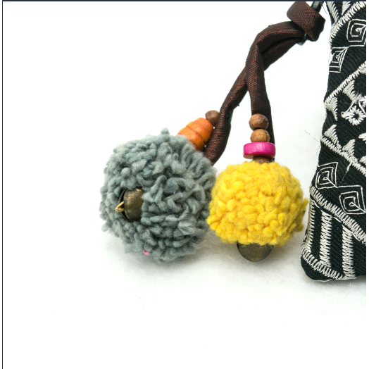 Embroidered Coin Purse Florals and Geometrics Assorted - Thailand