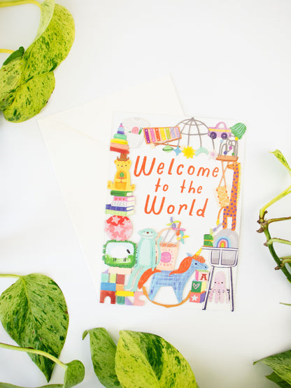 Baby Toys Lasercut Card