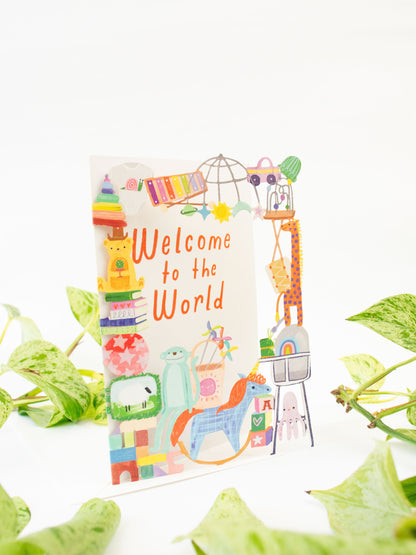 Baby Toys Lasercut Card