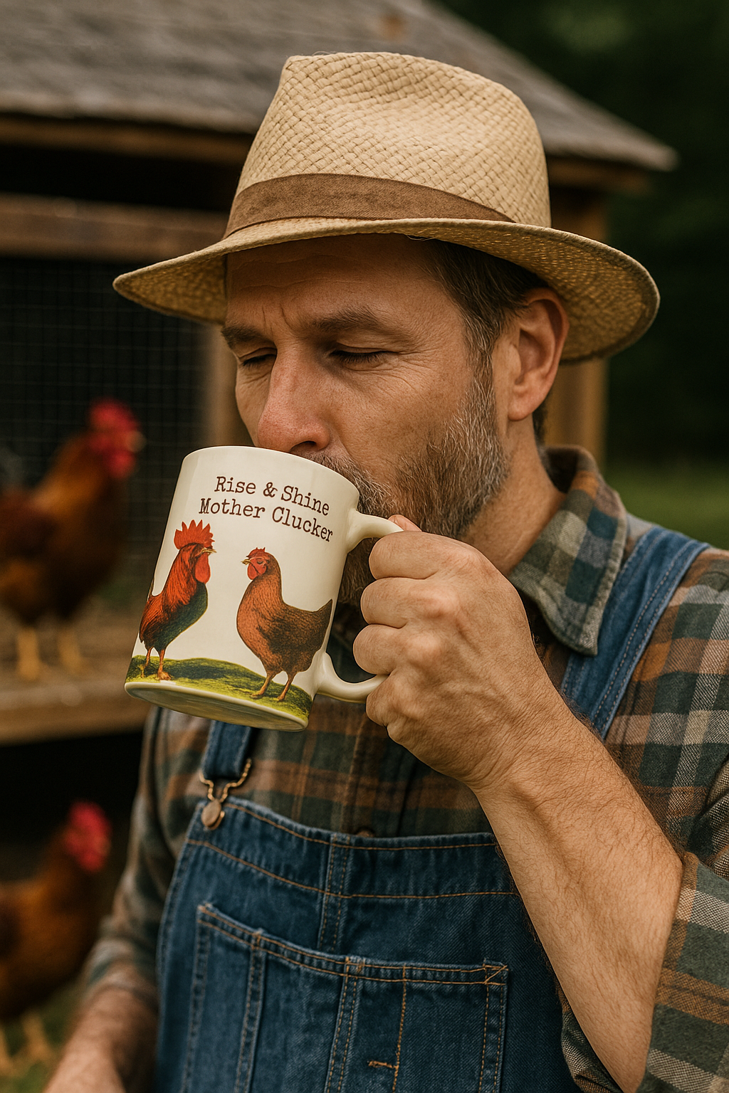 Rise & Shine Mother Clucker Ceramic Mug | 20 oz