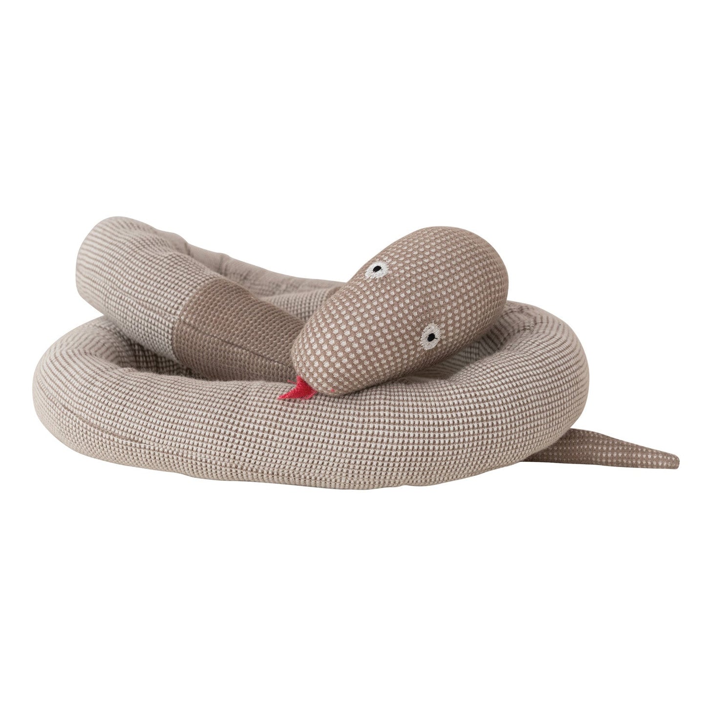 Cotton Snake Pillow with Red Tongue