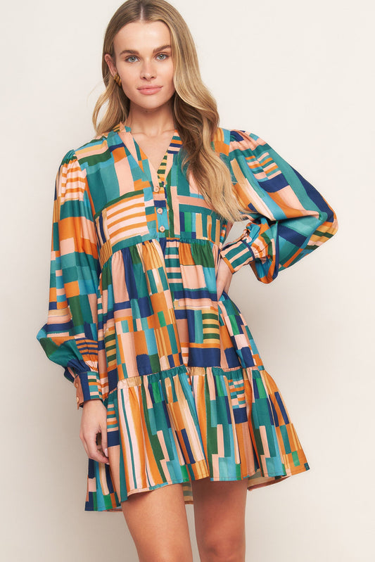 EFFORTLESS SELECTION WOVEN MINI DRESS