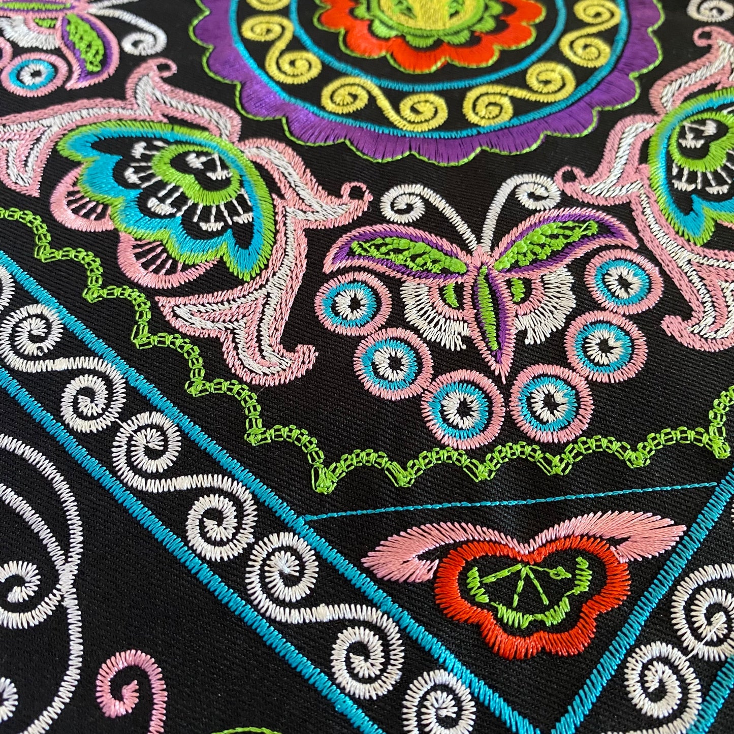 Tassel Embrodiered Handmade Clutch - Thailand