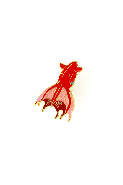 Vampire Squid Enamel Pin (Vampyroteuthis infernalis)