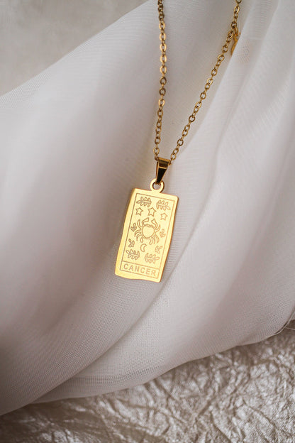 Zodiac Pendant Necklace