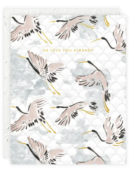 Love You Already - Seeded Baby Congratulations Card