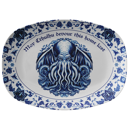 "May Cthulhu Devour This Home Last" 10x14 Serving Platter