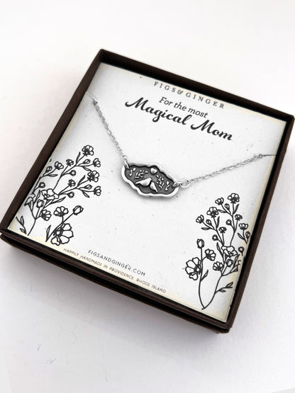Mother Bird Pendant Necklace
