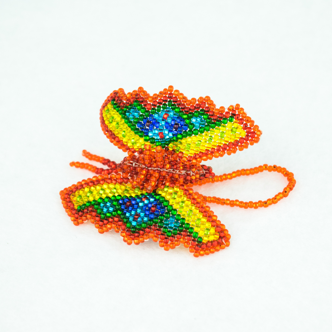 Butterfly Seed Bead Ornament - Guatemala