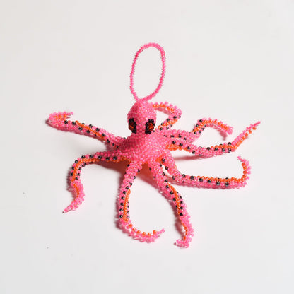 Octopus Seed Bead Ornament - Guatemala