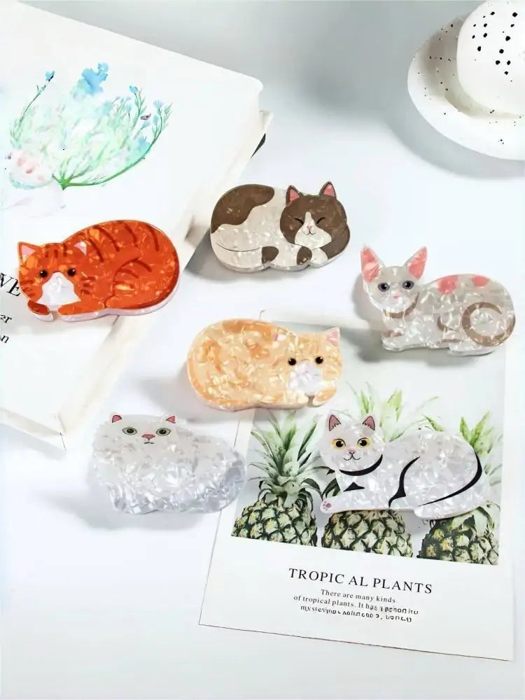 Cute Cat Hair Clip - Women's Accessories