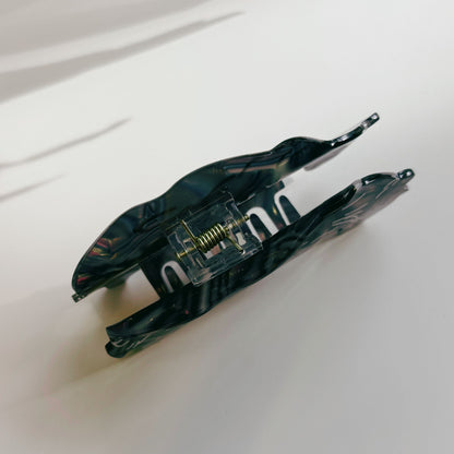 Velvet Claws Dark Panther Hair Clip | Claw Clip in Velvet Travel Bag