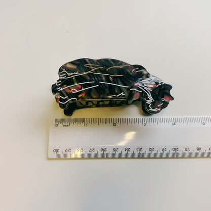 Velvet Claws Dark Panther Hair Clip | Claw Clip in Velvet Travel Bag