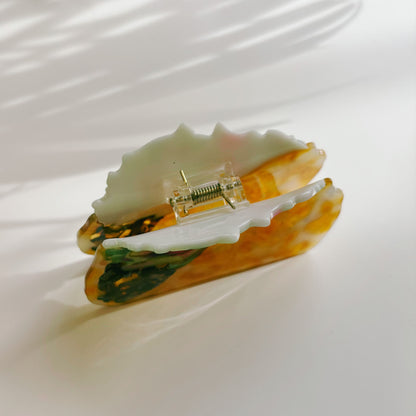 Velvet Claws Taco Fiesta Hair Clip | Claw Clip in Velvet Travel Bag