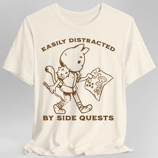 Easily Distracted by Side Quests T-Shirt