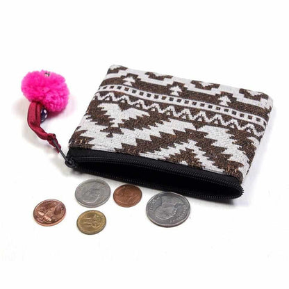 Embroidered Coin Purse Florals and Geometrics Assorted - Thailand