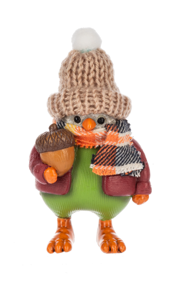 Sweater Weather Fall Bird Figurines | 3 Styles