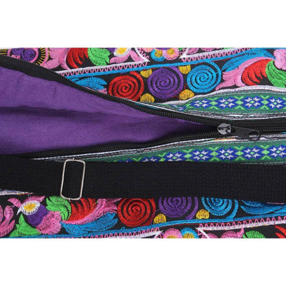 Happy Birds Embroidered Hmong Yoga Bag - Thailand