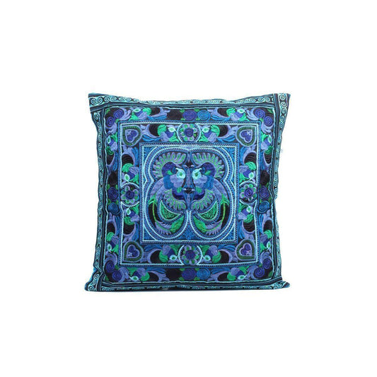 Hmong Bird Embroidered Pillow Cover - Thailand
