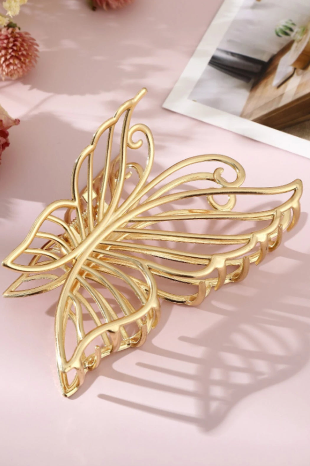 Hollow Out Butterfly Design Hair Clip