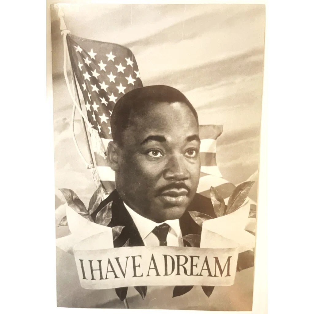 Rare 1960s Martin Luther King Vintage Postcard Collectible