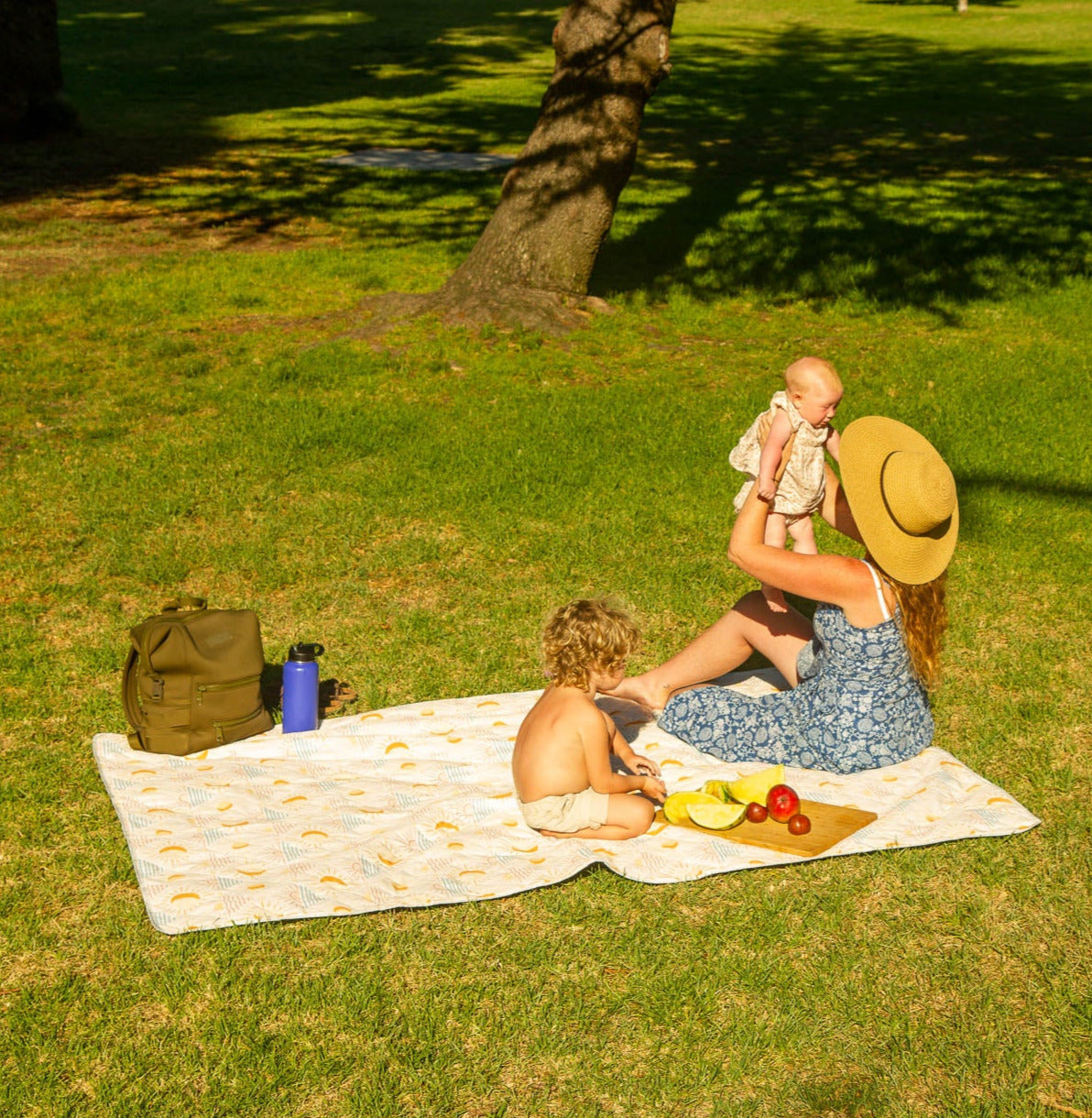 The Shwally Picnic Blanket - Sunny Jungle