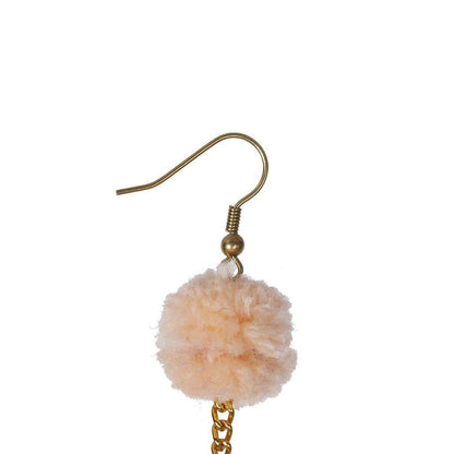 Pom Pom Triple Earrings - Thailand