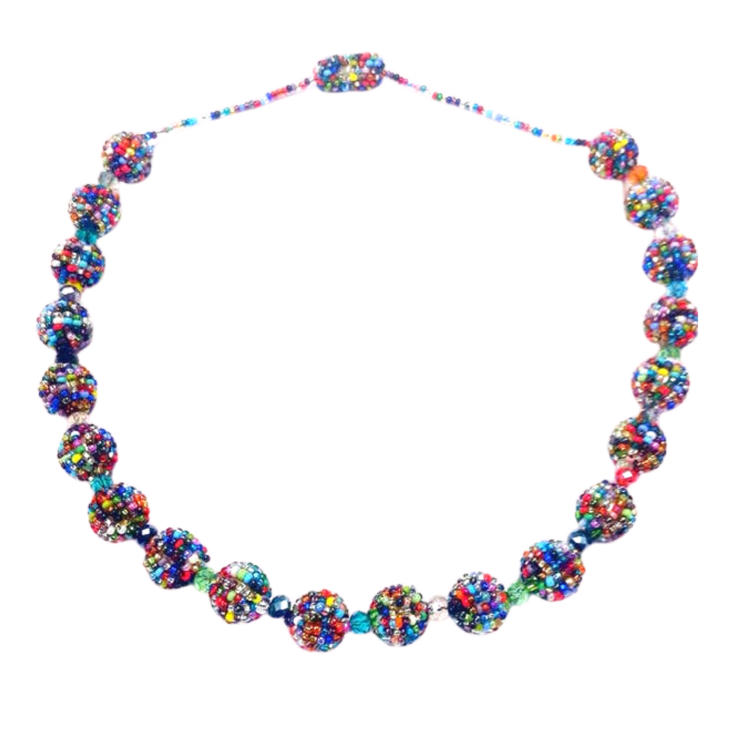 Shiva Magnetic Seed Bead Necklace - Guatemala