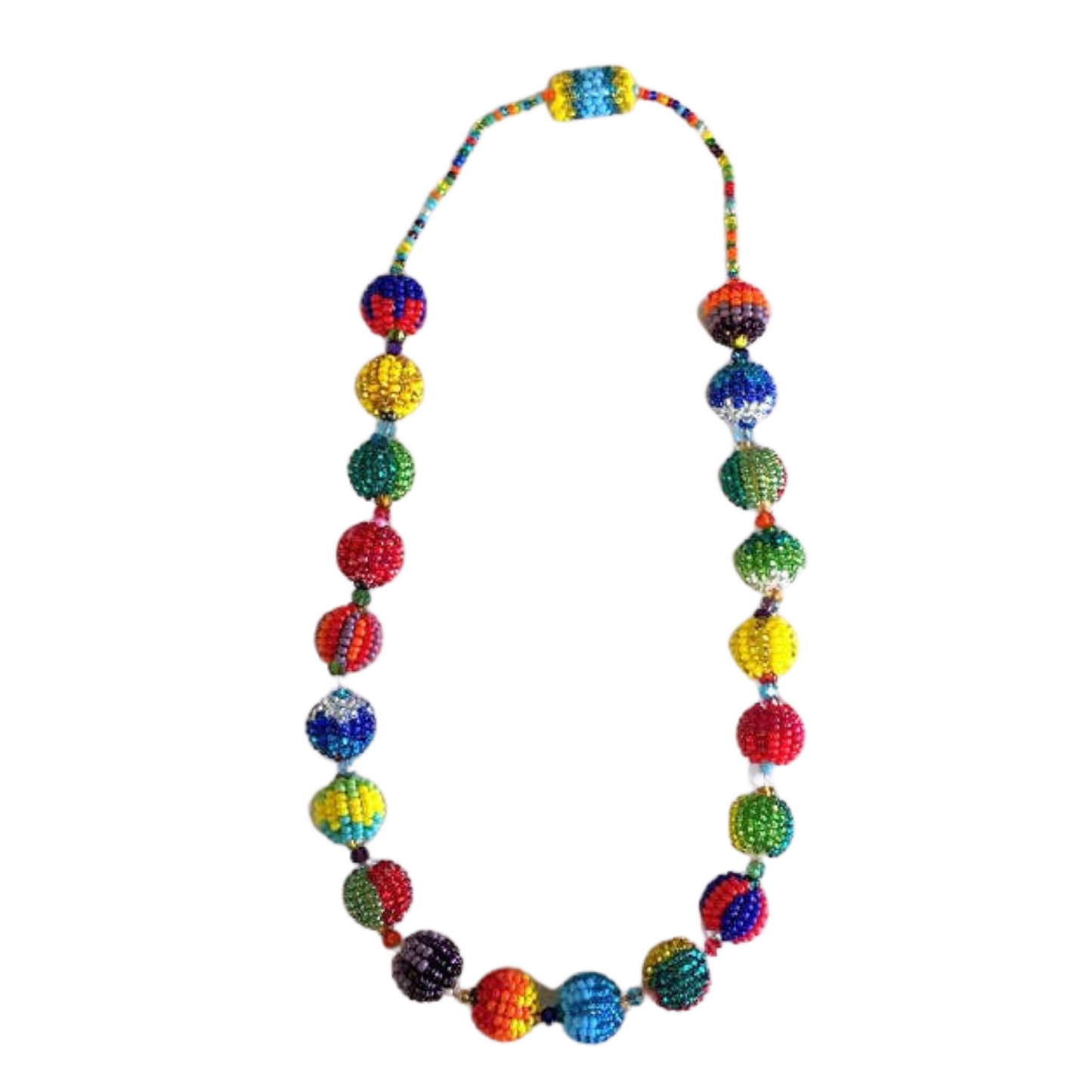 Shiva Magnetic Seed Bead Necklace - Guatemala