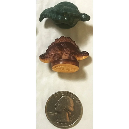Rare Vintage 1970s Dinosaur Rubber Stamps for Collectors