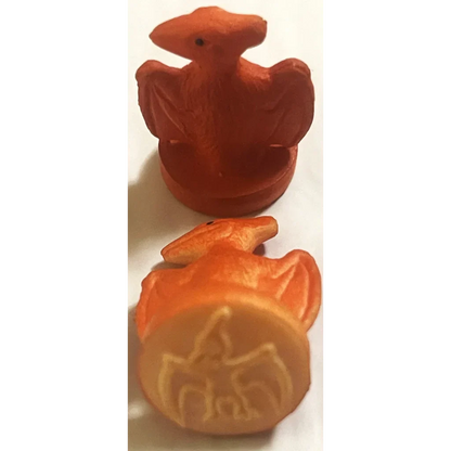 Rare Vintage 1970s Dinosaur Rubber Stamps for Collectors