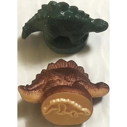 Rare Vintage 1970s Dinosaur Rubber Stamps for Collectors