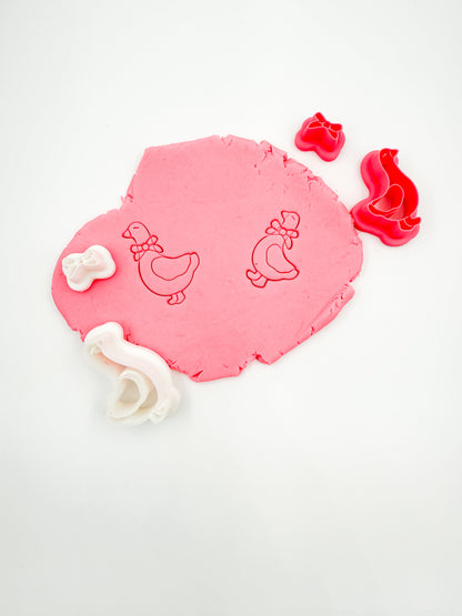 Vintage Goose Clay Cutter Set